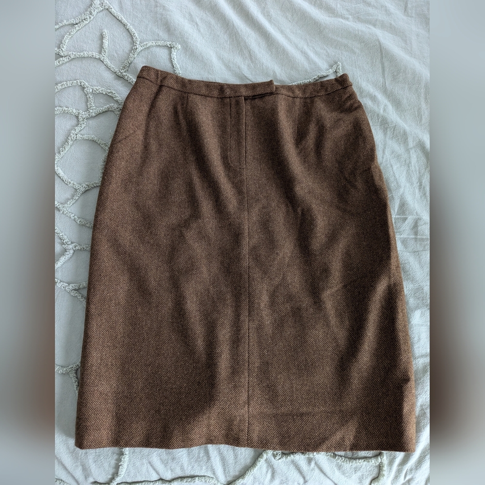 Ralph Lauren Brown vintage wool skirt